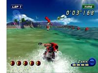 une photo d'Ã©cran de Wave Race Blue Storm sur Nintendo Gamecube